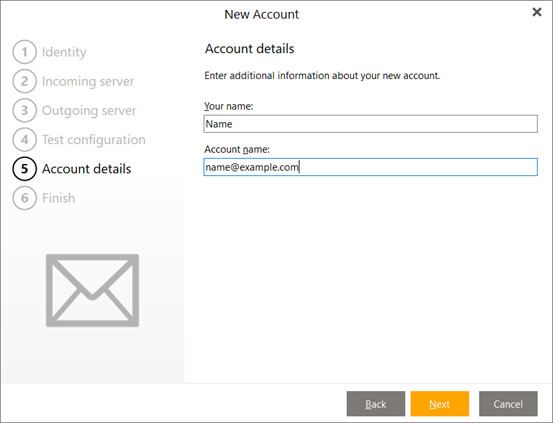 Setup ICA.NET email account on your eMClient Step 7